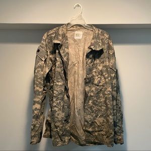 Mens Digital Army pattern light jacket